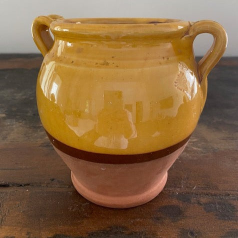 Vintage Stoneware Vessel from Provence, France