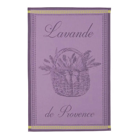 Lavender Basket Tea Towel