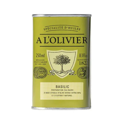 A L'olivier Basil Olive Oil 8.4oz